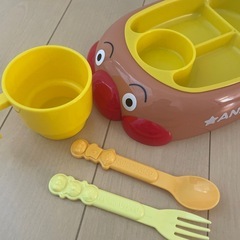 【廃盤品】アンパンマンごう　ランチプレートセットの画像