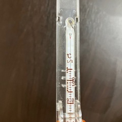 お値下げ可能　クレセル　ガラス製棒温度計 0°C〜100°C 自由研究に の画像