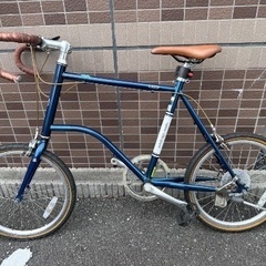 ミニベロ　20インチ　ダークブルー