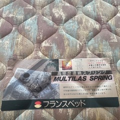 【フランスベッド】MULTILAS SPRING セミダブルマットレス：硬めの画像