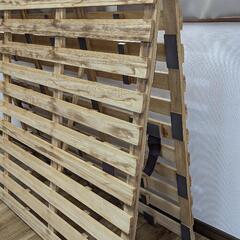 セミダブル 折りたたみすのこベッドの画像