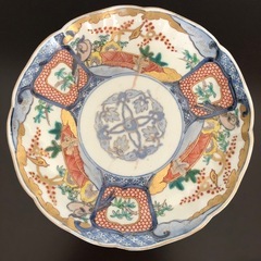 【売却済】古伊万里七寸皿２枚セットの画像