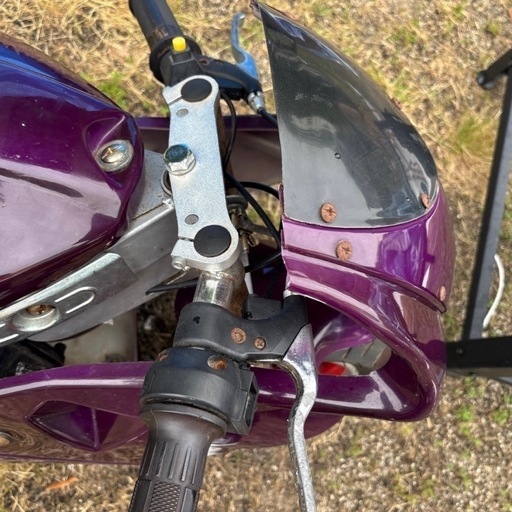 ポケバイ　バイク　ミニ　パープル