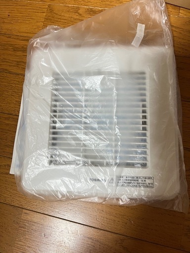 東芝 ダクト用換気扇 ≪ツインエアロファン≫ ルーバーセットタイプ 低騒音形 スタンダード格子タイプ サニタリー用 鋼板ボディ 接続ダクトφ100mm 埋込寸法175mm角 DVF-T10L