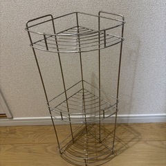 お風呂 コーナーラック 3段の画像