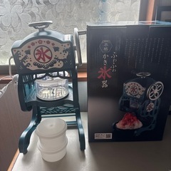  【確定済】レトロ可愛い電動かき氷器★ふわふわ氷が作れるの画像