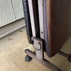 0円♪折りたたみパイプベッドの画像