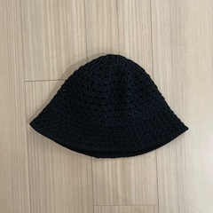【年内処分】レディース黒の帽子と靴のセット バケハ 麦わら帽子 ...