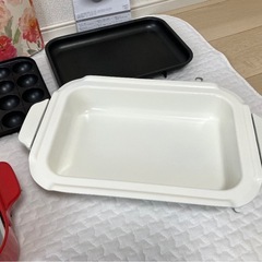 BRUNO コンパクトホットプレート 本体 セラミックコート鍋付きの画像