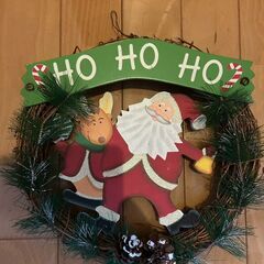 クリスマスリース　2個セットの画像