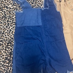 zara ワンピース　サロペットの画像