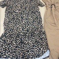 zara ワンピース　サロペットの画像
