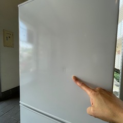 f●■ニトリ・ノンフロン冷凍冷蔵庫106L【NTR-106WH/Nグラシア】2ドア ホワイト（フリーケース1個欠品）の画像