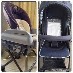 ベビーカー　ランフィRA8  AB型ベビーカー　＆JTC電動ハイ...