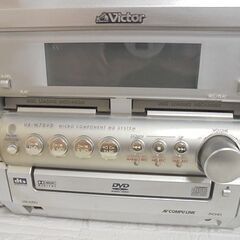 ビクター CD/MD/DVDシステムコンポ CA-UXW7DVD-M カセットテープ ラジオ Victor ミニコンポ オーディオ 札幌市 白石店の画像