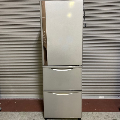 取引決定 日立 375L 3ドア 冷蔵庫 自動製氷付き