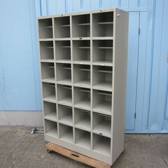 24人用シューズロッカー　扉なし　1000ｘ350ｘ1600　ニ...