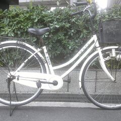 整備済み中古自転車　27インチ　税別￥8.980-　軽快車　ホワ...