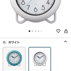 防水　壁掛け時計の画像
