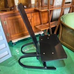 🇩🇰【激レア/HYLLINGE MOBLER】合板椅子 –ヒリンゲ・モブラー社  ブランド家具　デンマーク　黒　ブラック　イス　椅子　チェア　デザイナーズブランド　デザイン　アート　輸入家具　座り心地◎の画像