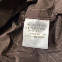 薄手のジャケットの画像
