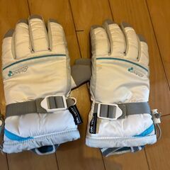 子供用　グローブ　ホワイト　女の子