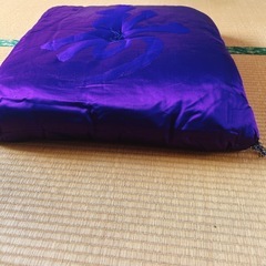 【断捨離中！今月破棄予定】未使用新品　古希　喜寿　祝い　寿　座布団　鶴　古美術　鳳凰　の画像