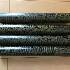 色紙額（紺）と賞状入れ（筒）5本　まとめての画像