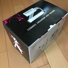 オビオア化粧品オーガナイザー（引き出し付き）　透明　箱入りの画像