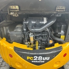 手元155万　コマツ　PC28UU-3　ミニユンボ　 　の画像