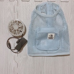 ペット用空調服 熱中症対策 犬服 Ｌサイズ