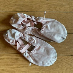 バレエシューズ　19cm キッズ　ピンク