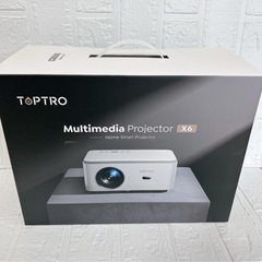 【新品未使用品】　プロジェクター　Toptro X 1080P 4K対応　Android TVの画像