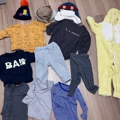 男の子　秋冬　80〜90 帽子　まとめ売り　12点