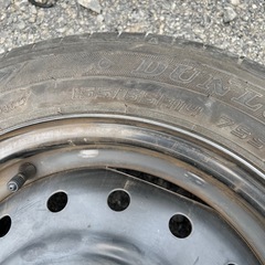 ダンロップ　155/65R14 タイヤ付き鉄ホイール　1本 夏タイヤの画像