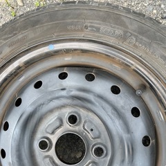 ダンロップ　155/65R14 タイヤ付き鉄ホイール　1本 夏タイヤの画像