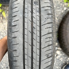 ダンロップ　155/65R14 タイヤ付き鉄ホイール　1本 夏タイヤの画像