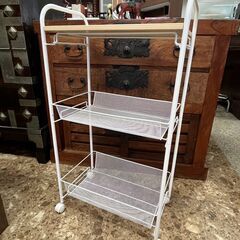 キッチンワゴン キャスター付き メッシュ 収納 W43.5×D2...