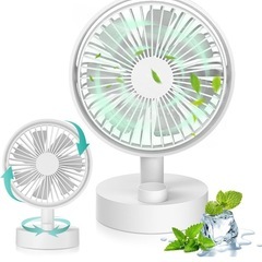 新品❣️ 卓上 扇風機 充電式 大容量バッテリー デスクワーク ...