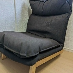 無印良品* ハイバックリクライニングチェア・１シーター・ポリエス...