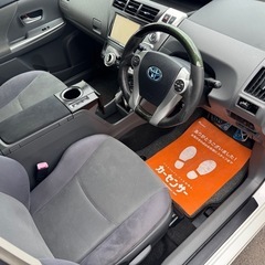 🉐値下げ【支払い総額99万円】車検令和9年6月5日H24年式 プリウスa ナビフルセグ　フルケンスタイル　フジツボマフラー　タイミングチェーンPW 修復歴なし　調子良好 乗って帰れる！の画像