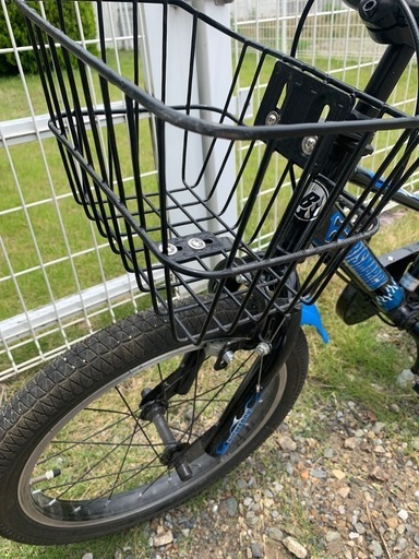 自転車 子供 18インチ 男の子 青 黒 群馬県 伊勢崎市 引き取り限定 美品】自転車18インチ 子供男の子青黒 (no-bu) 新伊勢崎の自転車