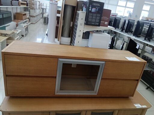 ★ジモティ割あり★  食器棚  ライトブラウン H183×D33×W90クリーニング済み TC276 ☆ジモティ割あり☆ 食器棚 ダークブラウン H194×W80×D43