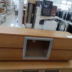 ★ジモティ割あり★  TV台 ライトブラウン H53×D40×W...