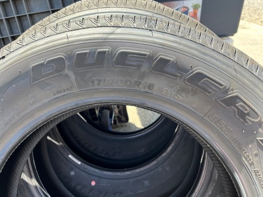 新車外し ジムニー ブリヂストン DUELER A/T 175/80R16 2024年製 サマータイヤ BRIDESTONE ④