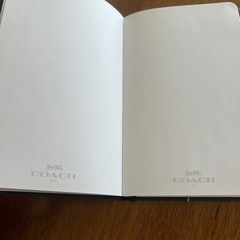 COACHのノートの画像