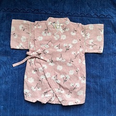 花柄 ベビー甚平 サイズ70