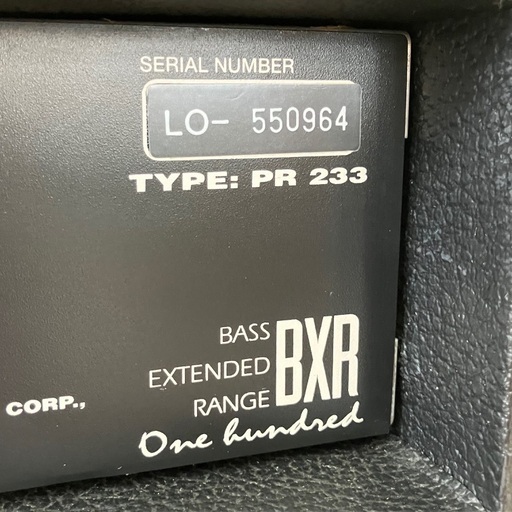 Fender USA BXR PR233 BASS AMP 美品！ 動作中古品