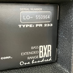 Fender USA BXR PR233 BASS AMP 美品！ 動作中古品の画像