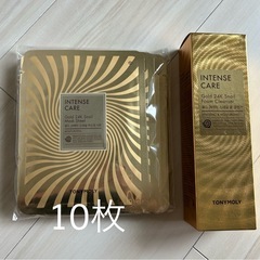TONYMONY Gold 24K フェイスマスク 10枚　洗顔セット